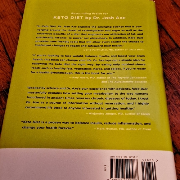KETO DIET by: Dr. Josh Axe (Hardback) - Picture 3 of 5
